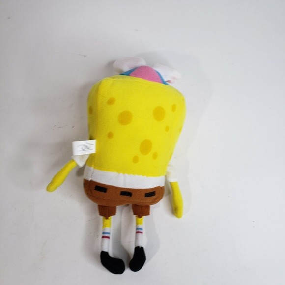 Viacom Vtg SpongeBob Square Pants Plush Easter Bunny Rabbit Ears 13" Nickelodeon - Picture 2 of 7